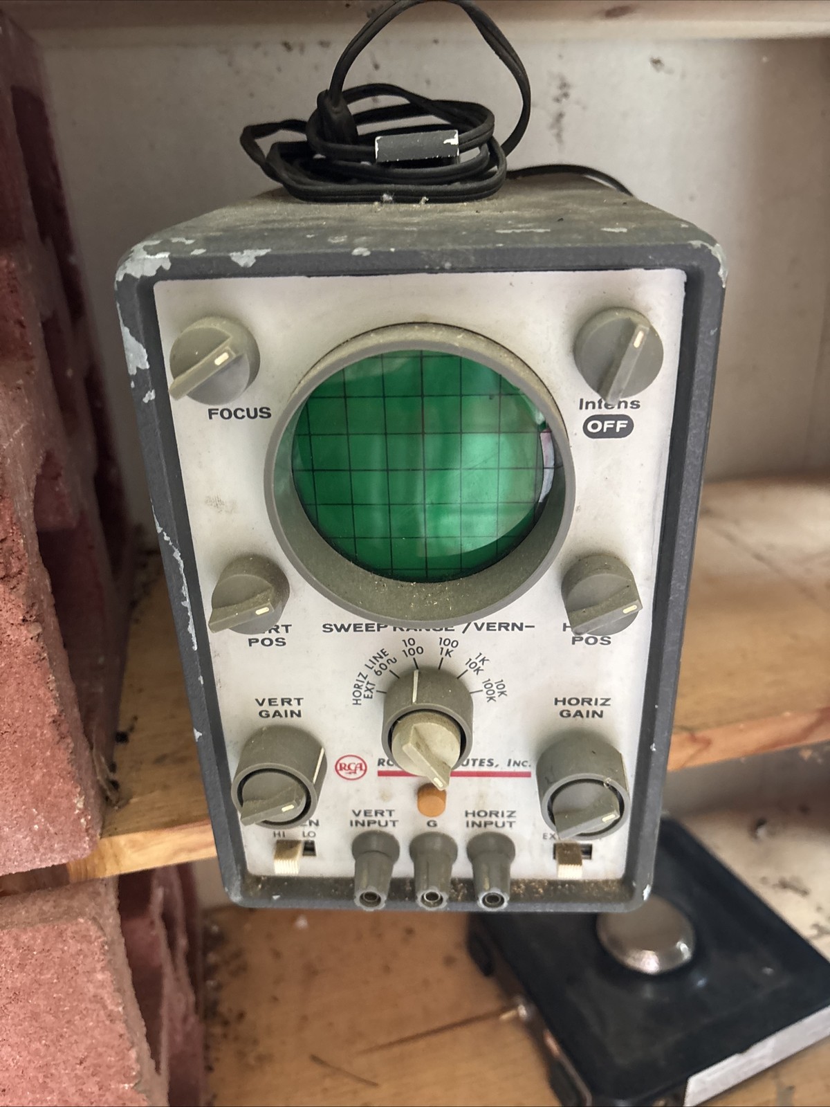 Vintage RCA Oscilloscope Institutes 54-45  ￼ tubed Not Tested As Is