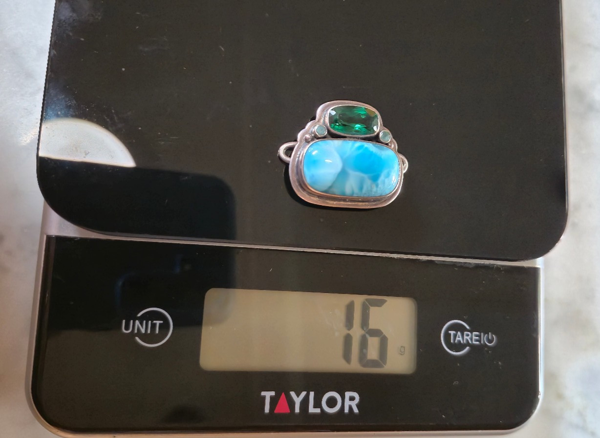 Tabra Fabulous 4-stone Large Charm for Bracelet or Anklet S Connector Charm Only