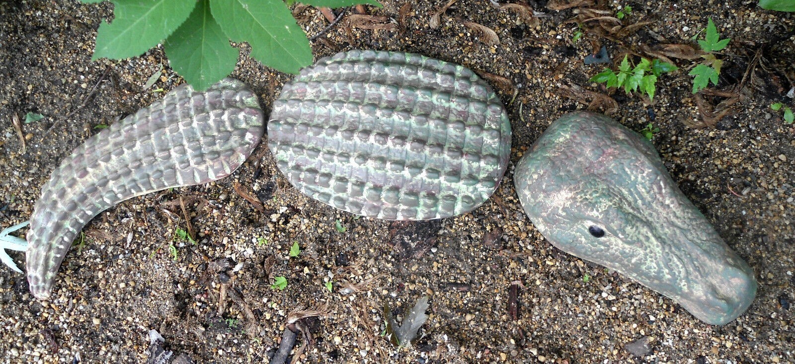 Alligator gator concrete mold 070 abs plastic 34" Total plaster cement mould