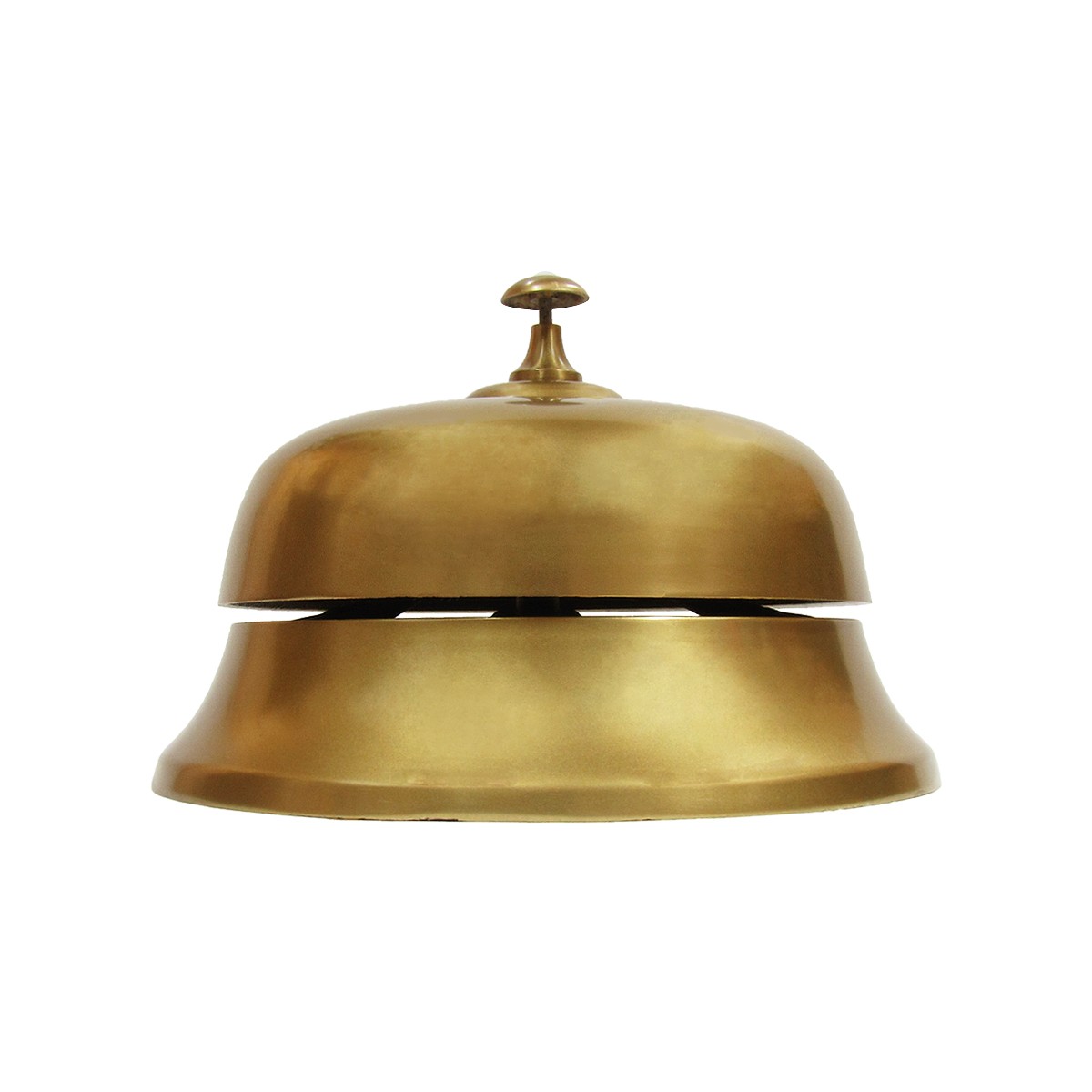 Huge Solid Brass Hotel Counter Service Desk Bell Clerk/Reception/Call Ring Bells