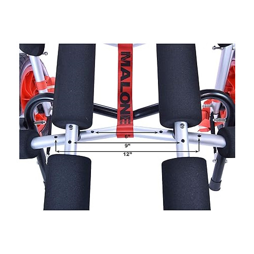 Malone MPG521 Fishing Canoes WideTrak ATB Large Kayak / Canoe Cart with Bunks