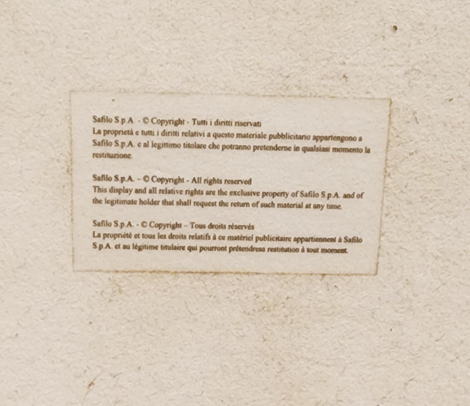 RARE! Safilo KATE SPADE Sunglasses (3) Shelved Platform Display Stand (16" Tall)