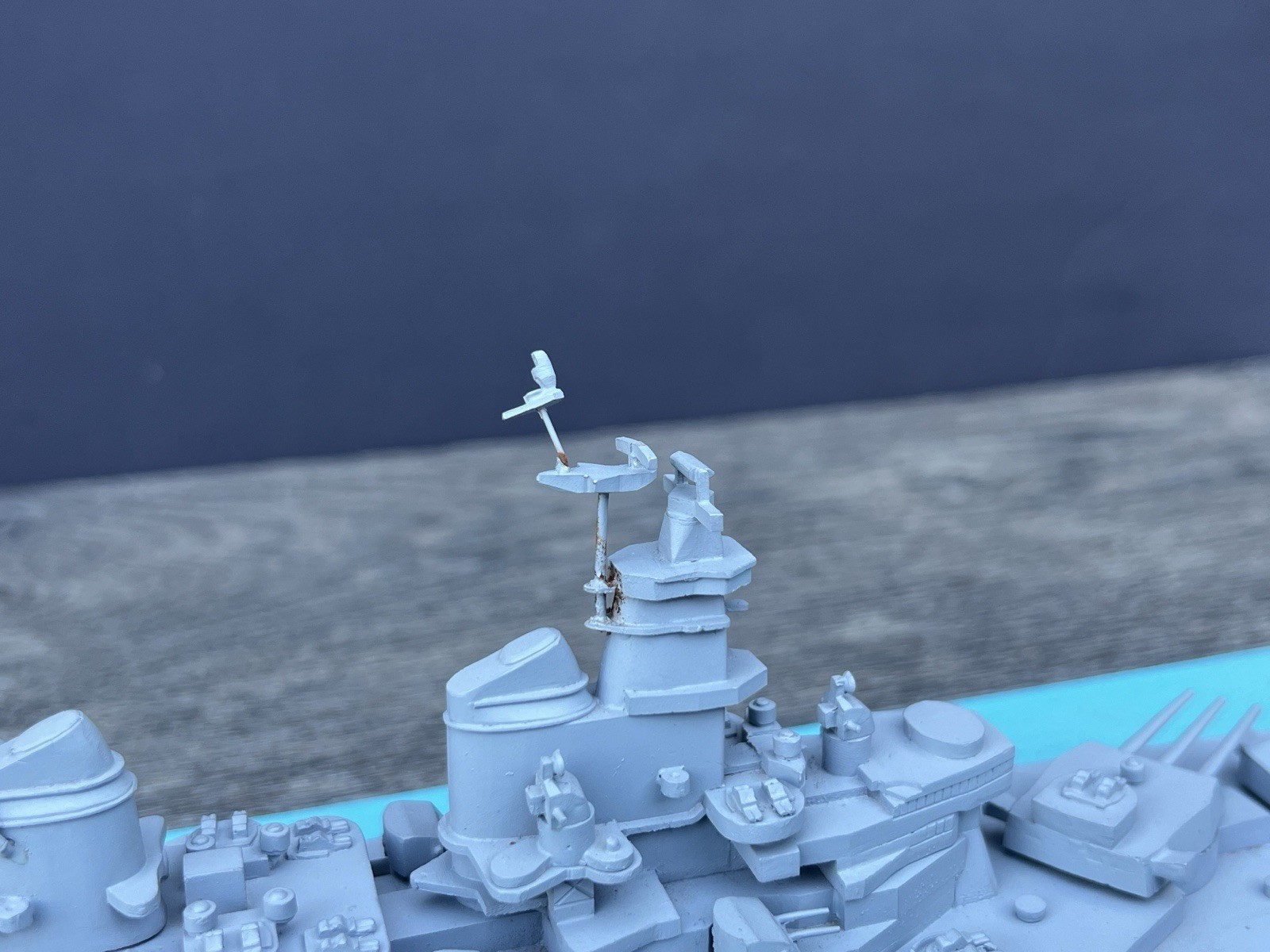 Vintage Comet Metal Prod. WW2 Recognition Model 5AA Series USS Missouri 1:500