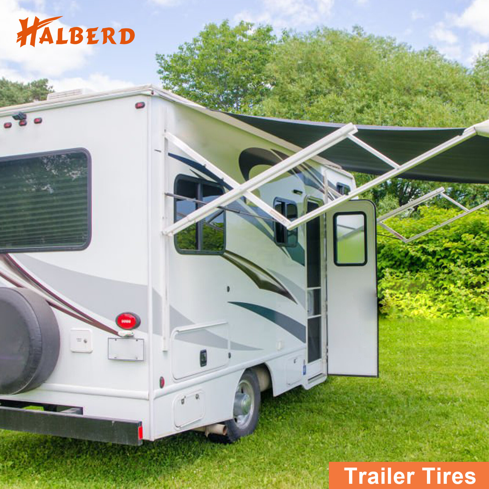 Set 2 4.80-12 Trailer Tires 6 PR 4.8-12 4.8x12 6 Ply Replacement Tire Heavy Duty