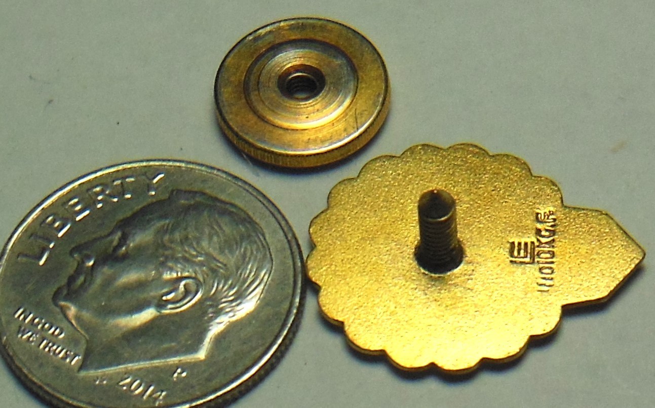 ⚡️CONSOLIDATED ELECTRIC 1/10 10K employee service award tie pin Willie Wiredhand