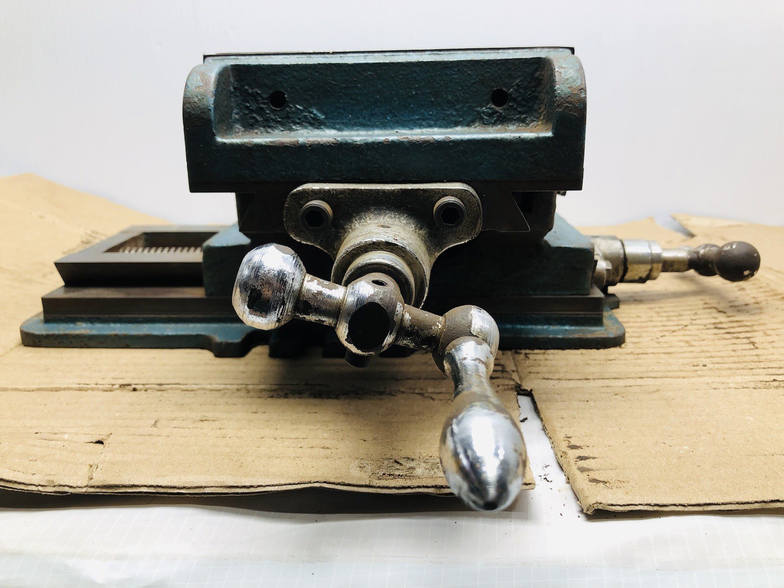 2 Way 6.5'' Drill Press X-Y Compound Vise Cross Over Slide Mill Milling Table