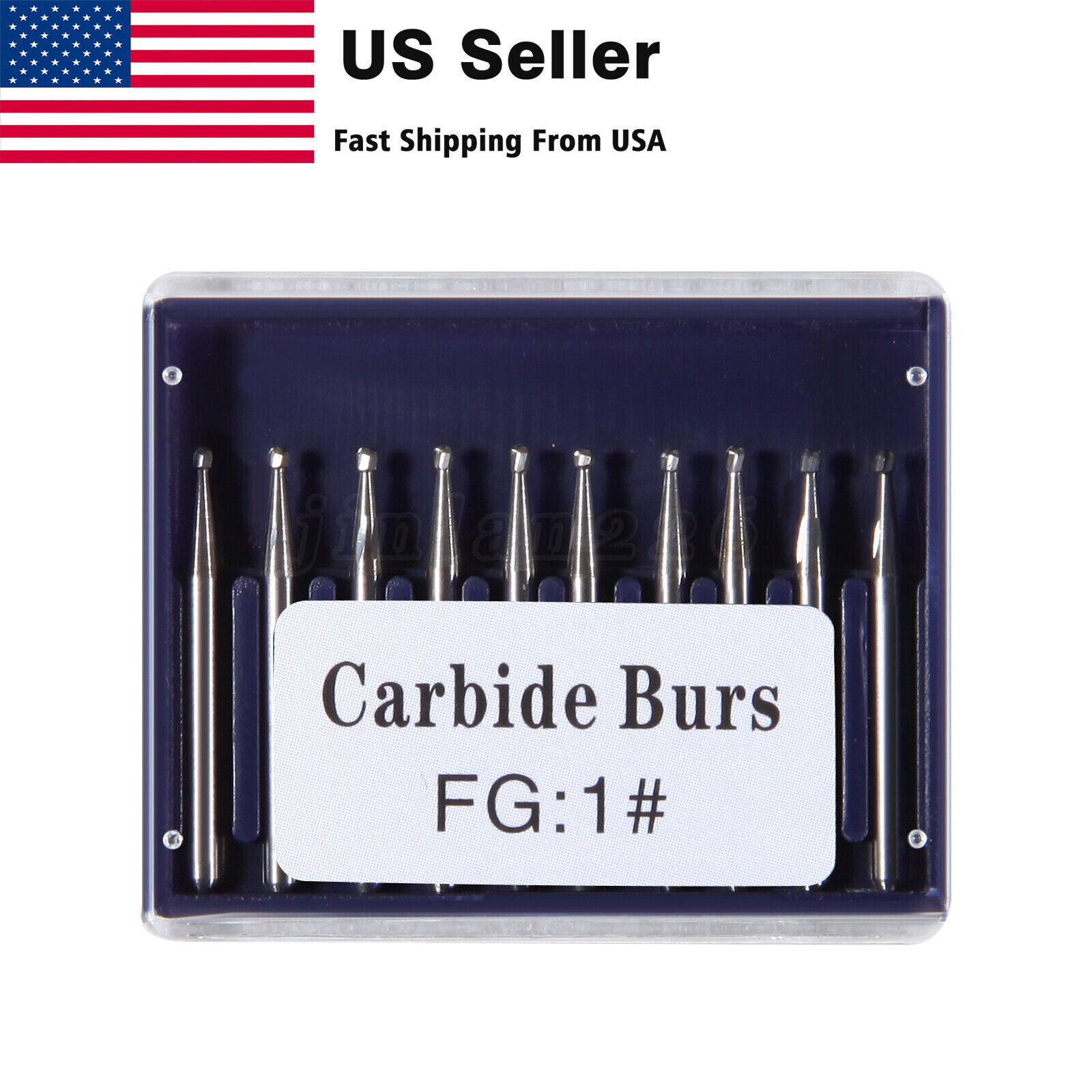 Dental Carbide Burs FG Friction Grip Round Tungsten Carbides High Speed