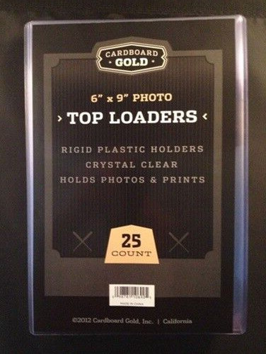 100 6x9 Ultra CBG Premium Pro Hard Rigid Toploaders Photo Topload Holders - New