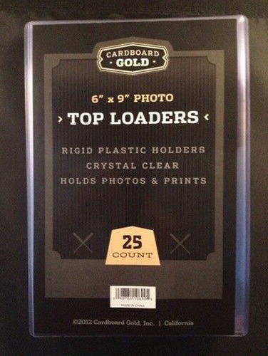 100 6x9 Ultra CBG Premium Pro Hard Rigid Toploaders Photo Topload Holders - New