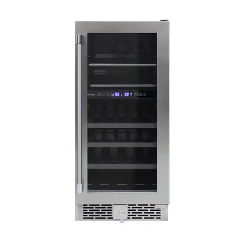 VinoTemp 19 Bottle Outdoor Dual-Zone Wine and Beverage Cooler
