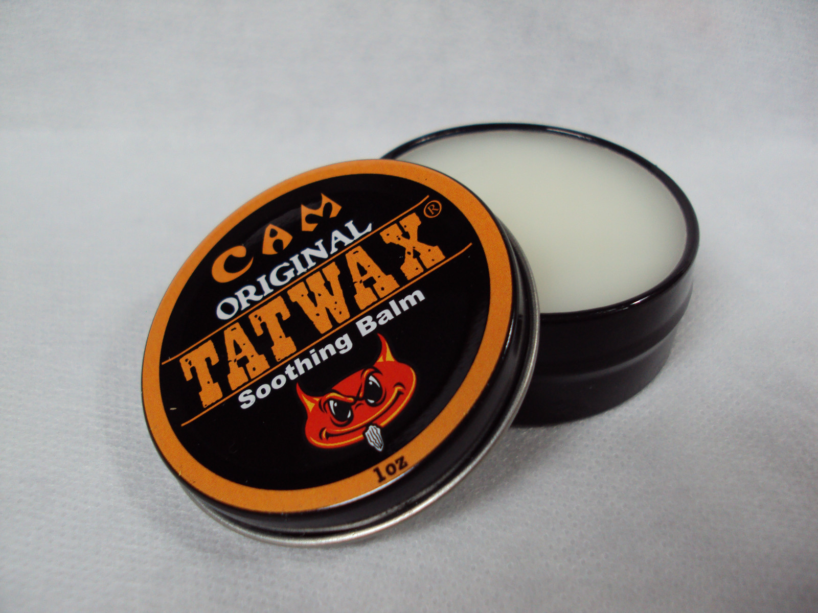 Cam Tat Wax Soothing Balm H2Ocean Tattoo Aftercare Supply New 1 oz. Tin