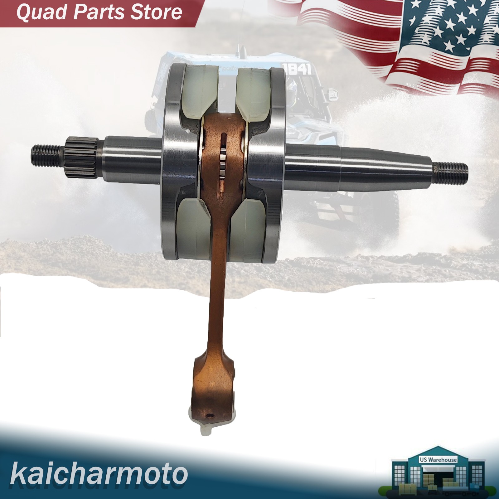 Crankshaft 13031-0771 for Kawasaki KX85 KX100 2014-2020