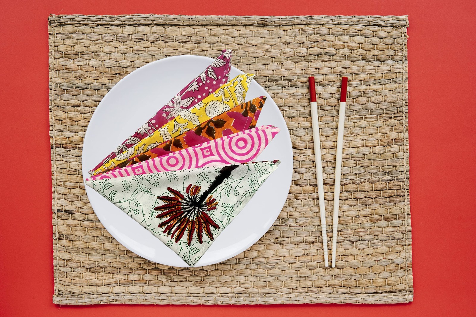 8 Pack Napkin 100% Cotton 16x16 Inch Dinner Napkins Decorative Cloth