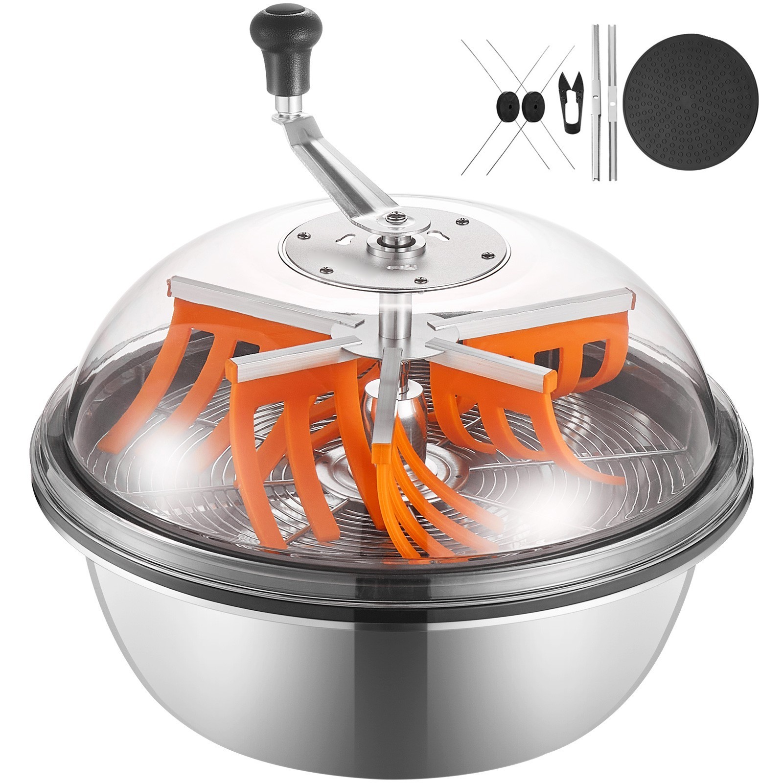 Uimoso 19" Manual Bud Leaf Trimmer for Hydroponic Plants Trimming Bowl Machine