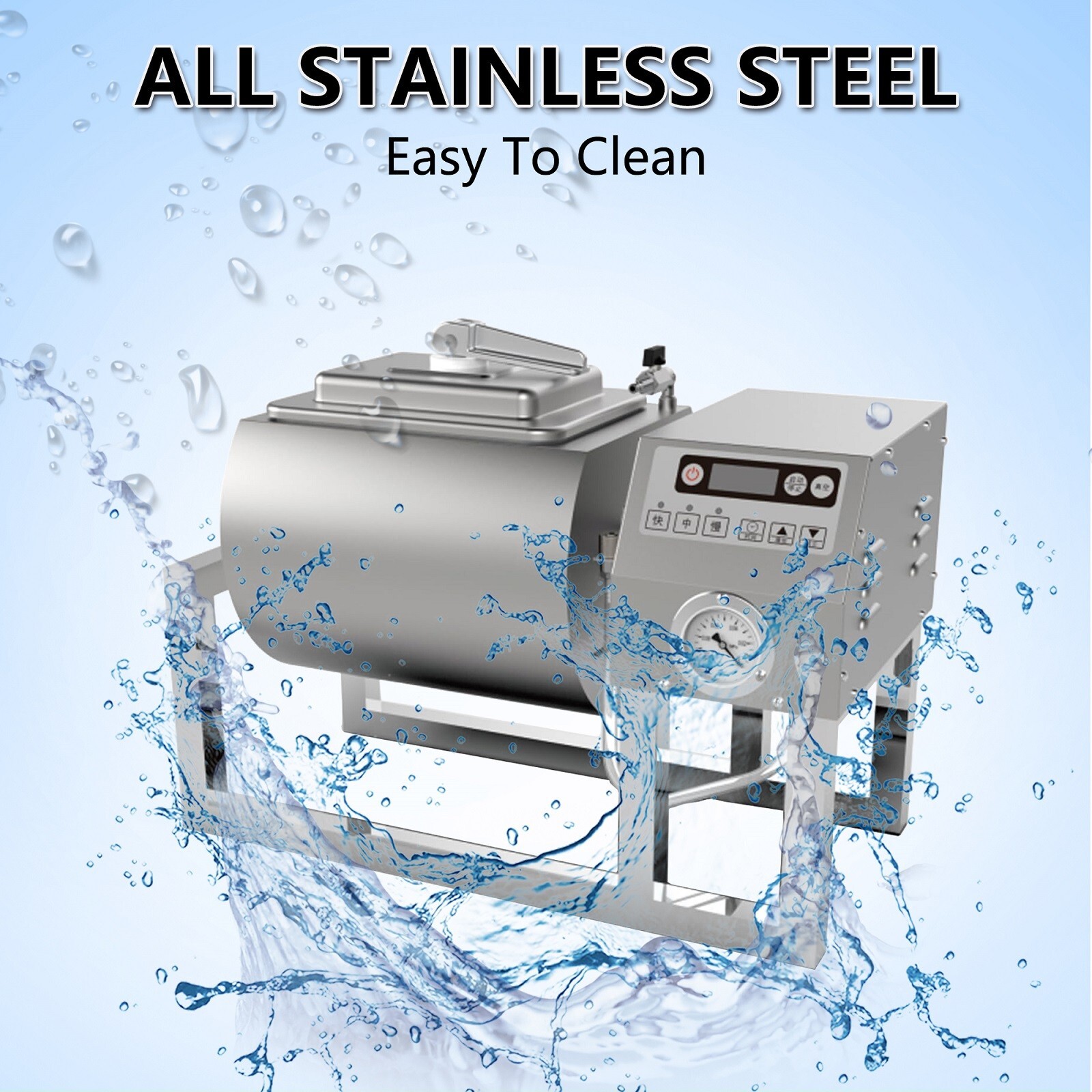 Hakka Automatic Vacuum Pickling Machine 18L Large Capacity Poultry Meat Salting