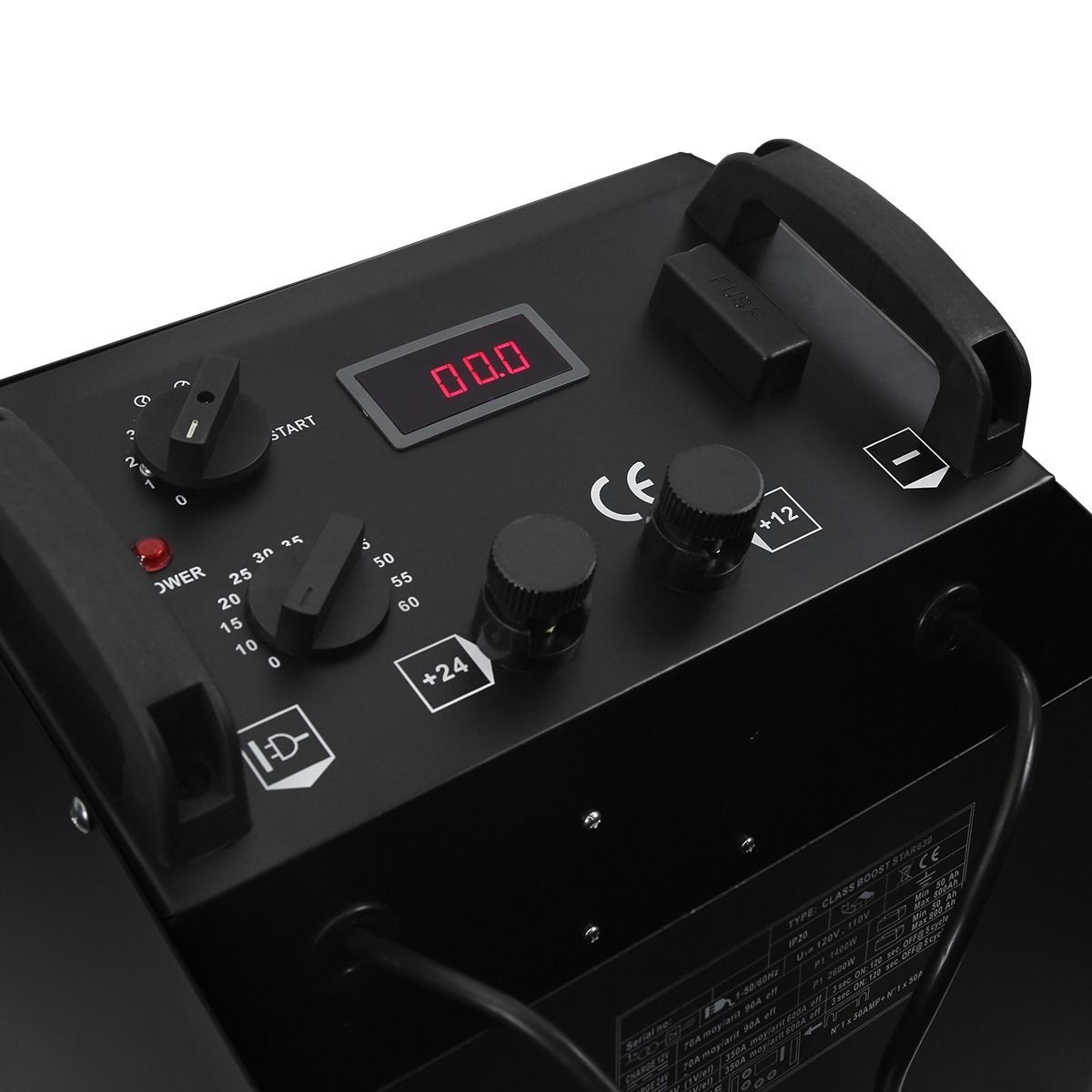 Stark USA 24 /12 Volt Car or Truck Wheeled Automotive Battery Fast Charger Jump