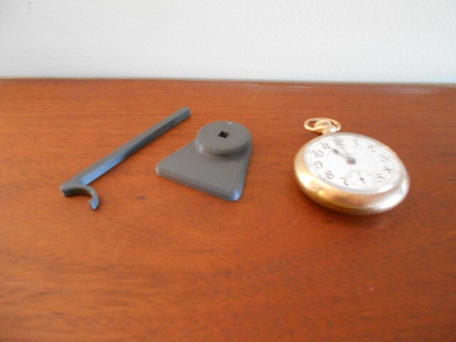 (Black) Pocket Watch Stand Holder Display Hanger