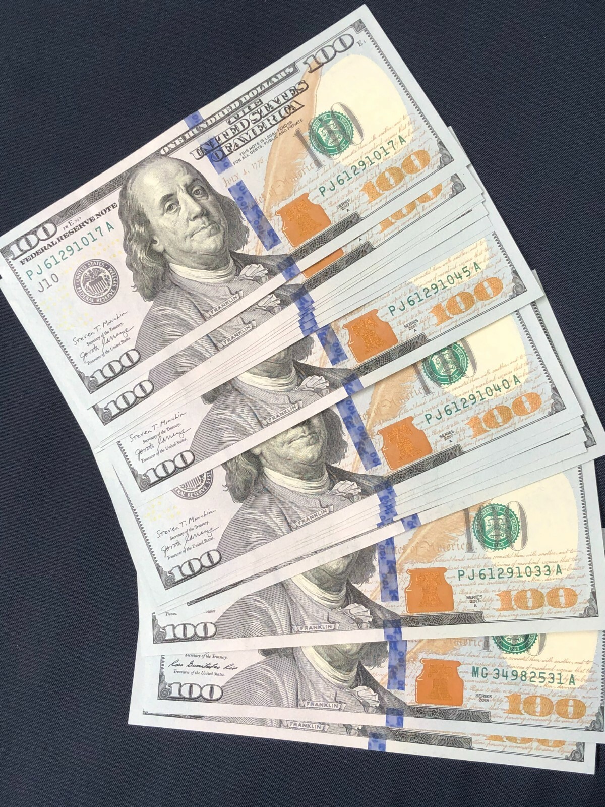 $500 CASH 5 One Hundred Dollar Bills Series 2009 2013 2017 CHEAPEST ON EBAY!!!!