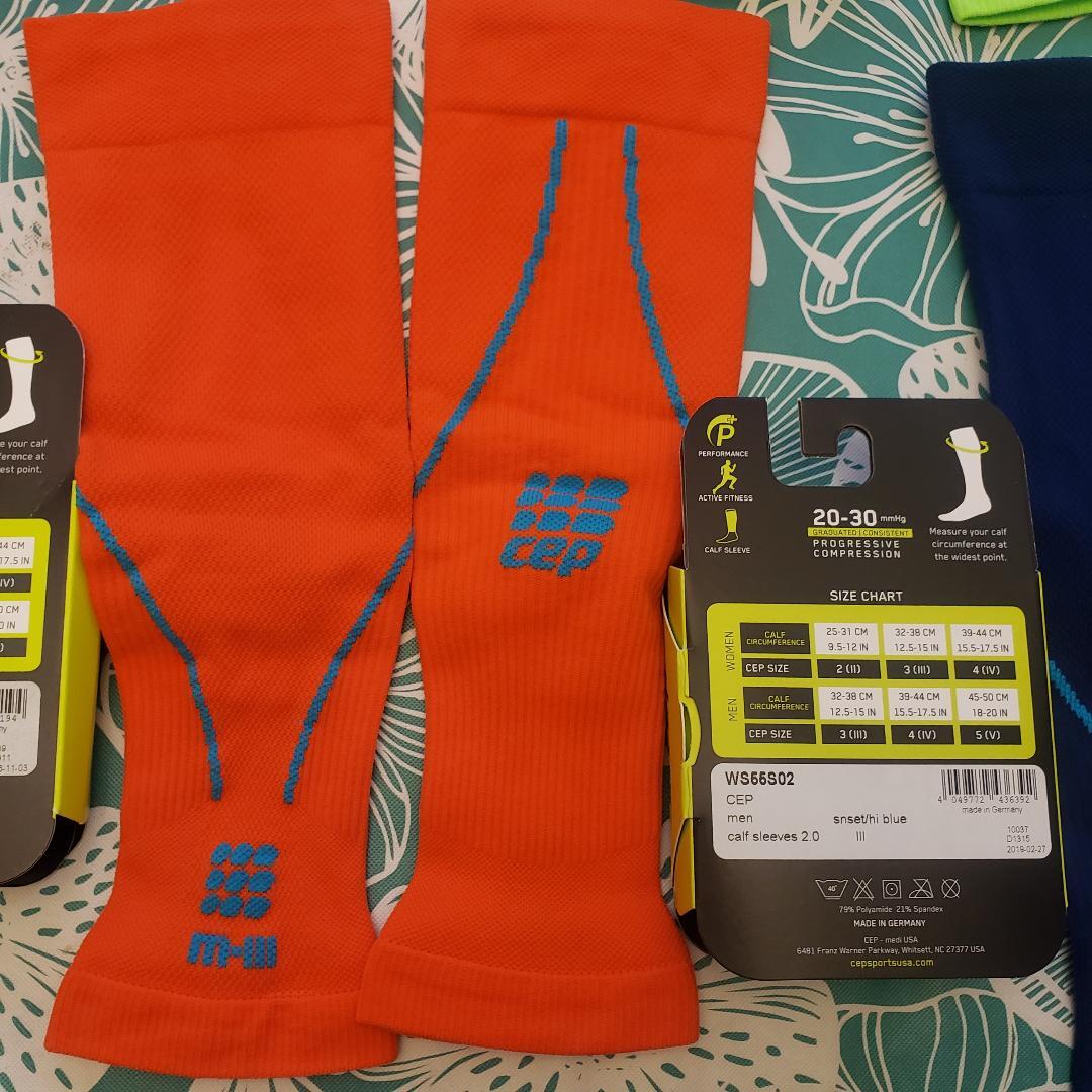 CEP Men's Pro+ Calf Compression Sleeves Performance Crossfit Pick Color & Size