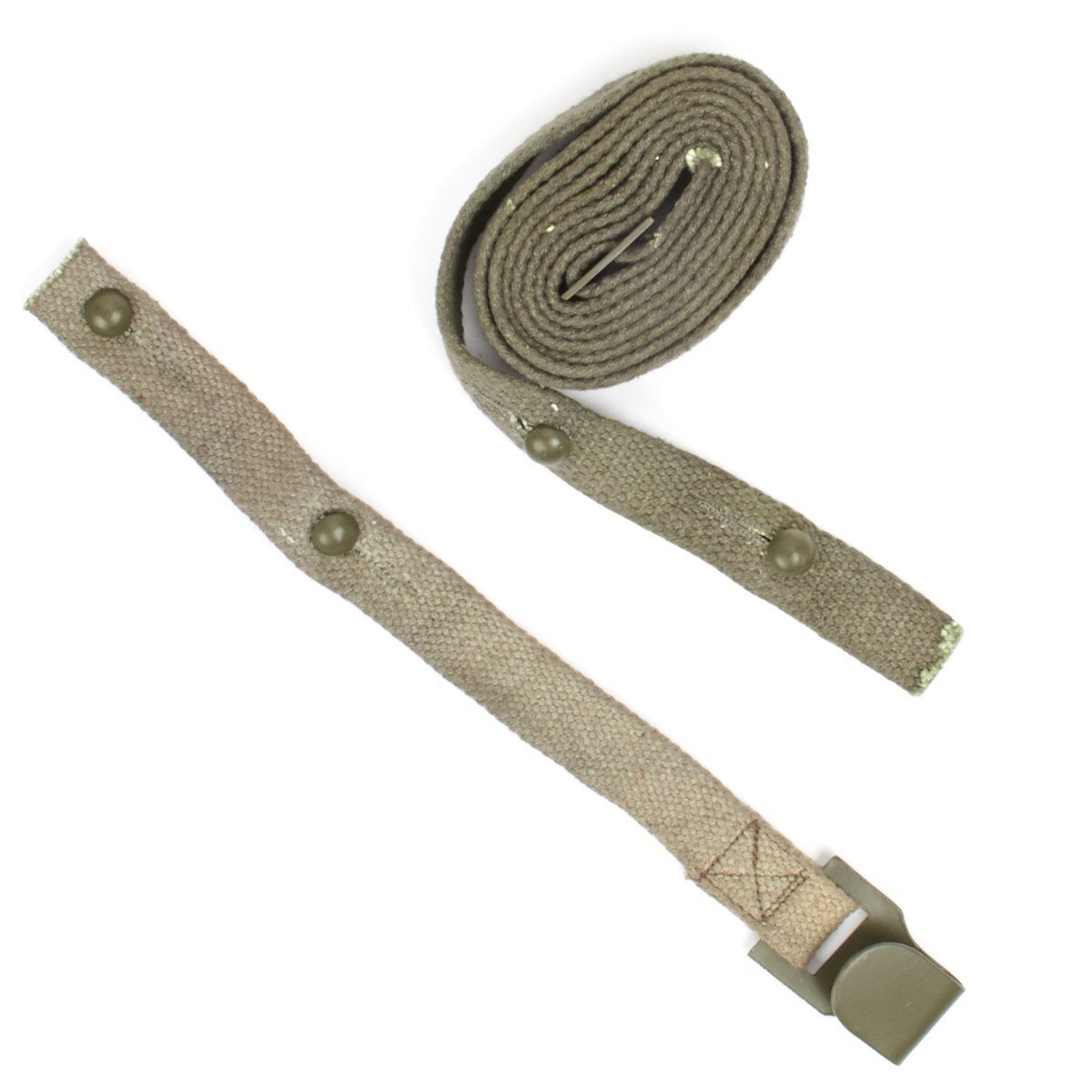 German WWII Carry Strap Set for Gas Mask Can