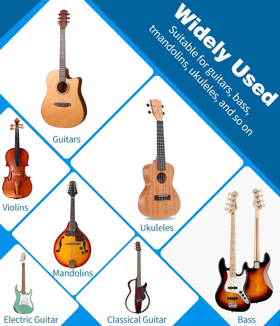 Guitar Stand A-Frame Folding Guitar Stand w/ Non-Slip Rubber and Foam Arms