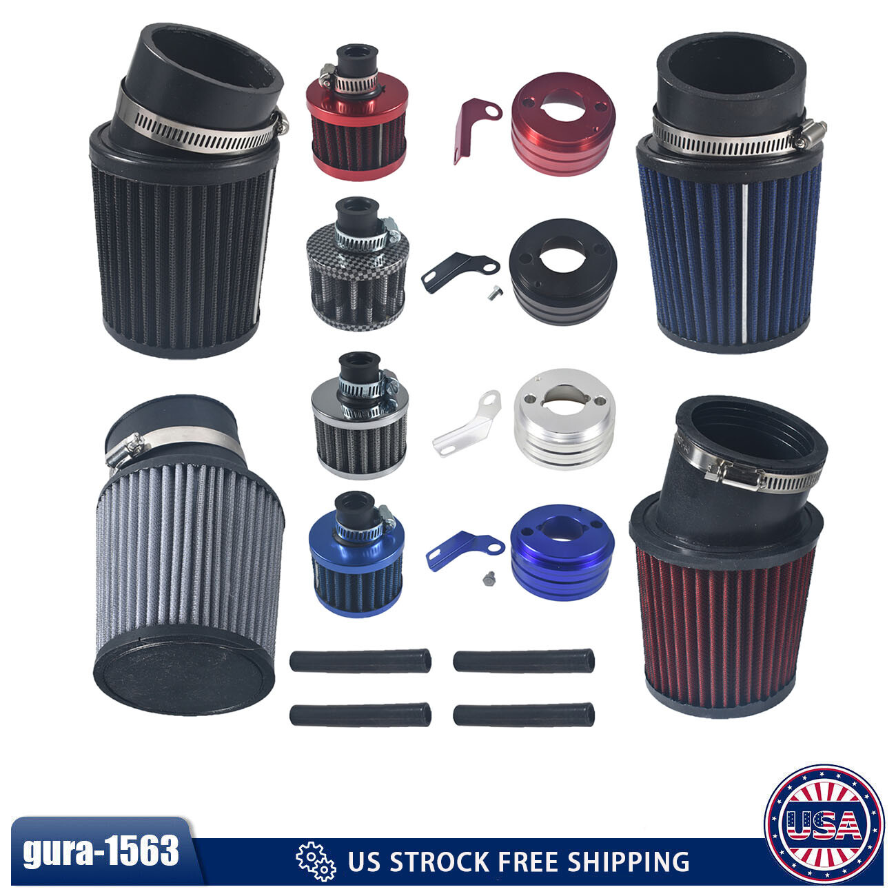 Air Filter 62mm&12mm Kit for Predator 200cc 212cc 224cc 196cc honda GX160 GX200