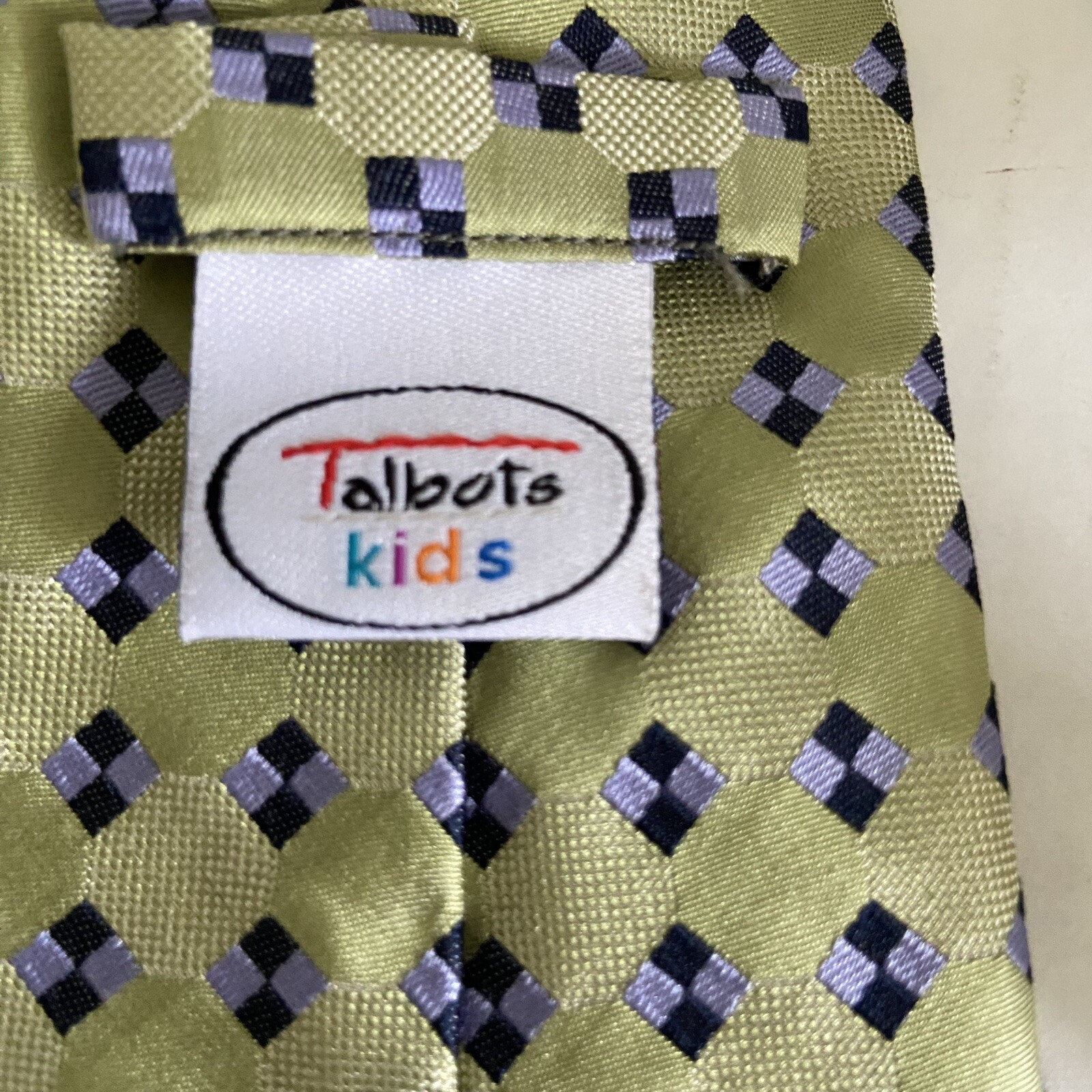 Tie Talbots Boys Youth Neck Attire 100% Silk 46” x 3”