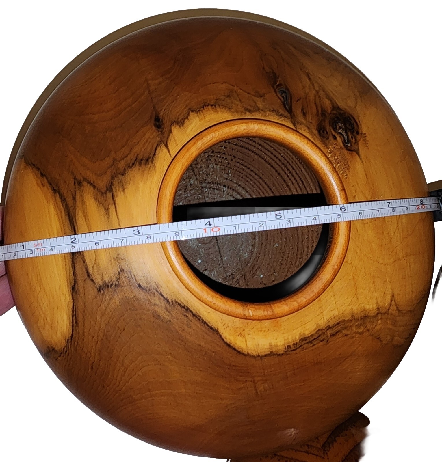 Beautiful Vintage MCM Wooden Vase And Bowls. (Set Of 3)