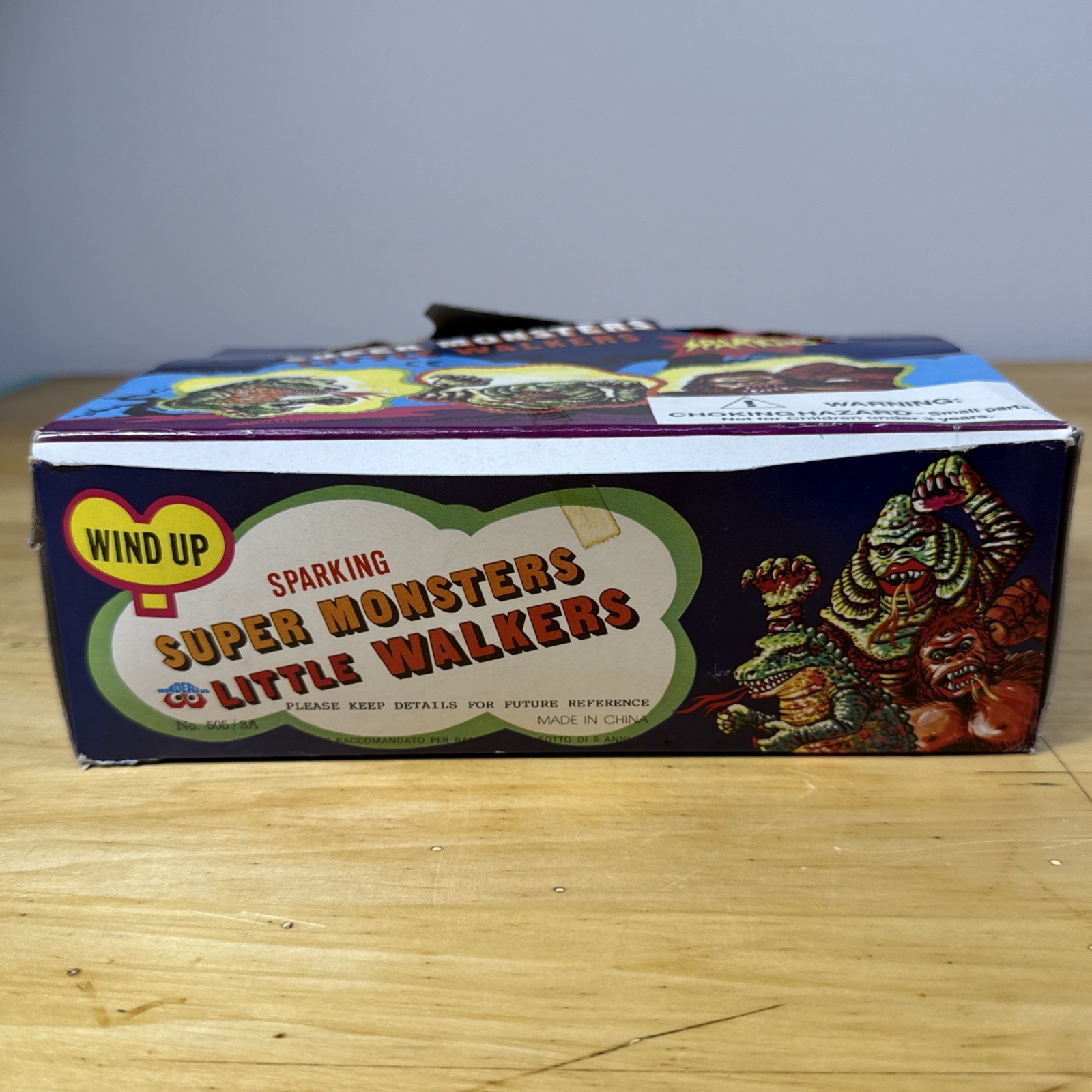 Vintage Wind up Sparking Super Monsters Little Walkers Full Case New Old Stock!!
