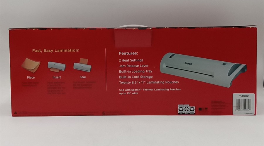 Scotch Thermal Laminator, Extra Wide 13 Inch Input (TL1302Z)