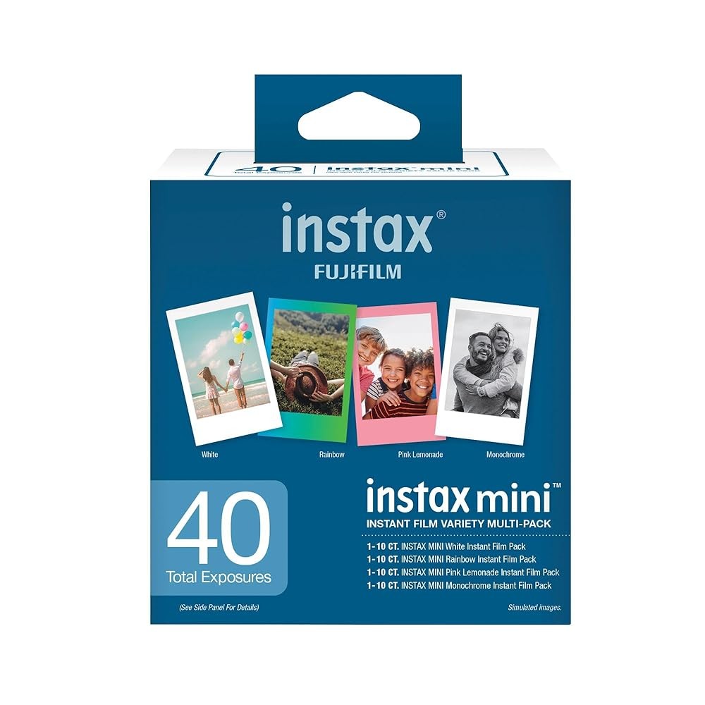 Fujifilm Instax Mini Variety Multi Film Pack 40 Count Expires 05/2026 600023540