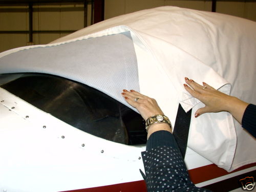 Piper Comanche (PA-24) Windshield Cover (Made from Surlast)