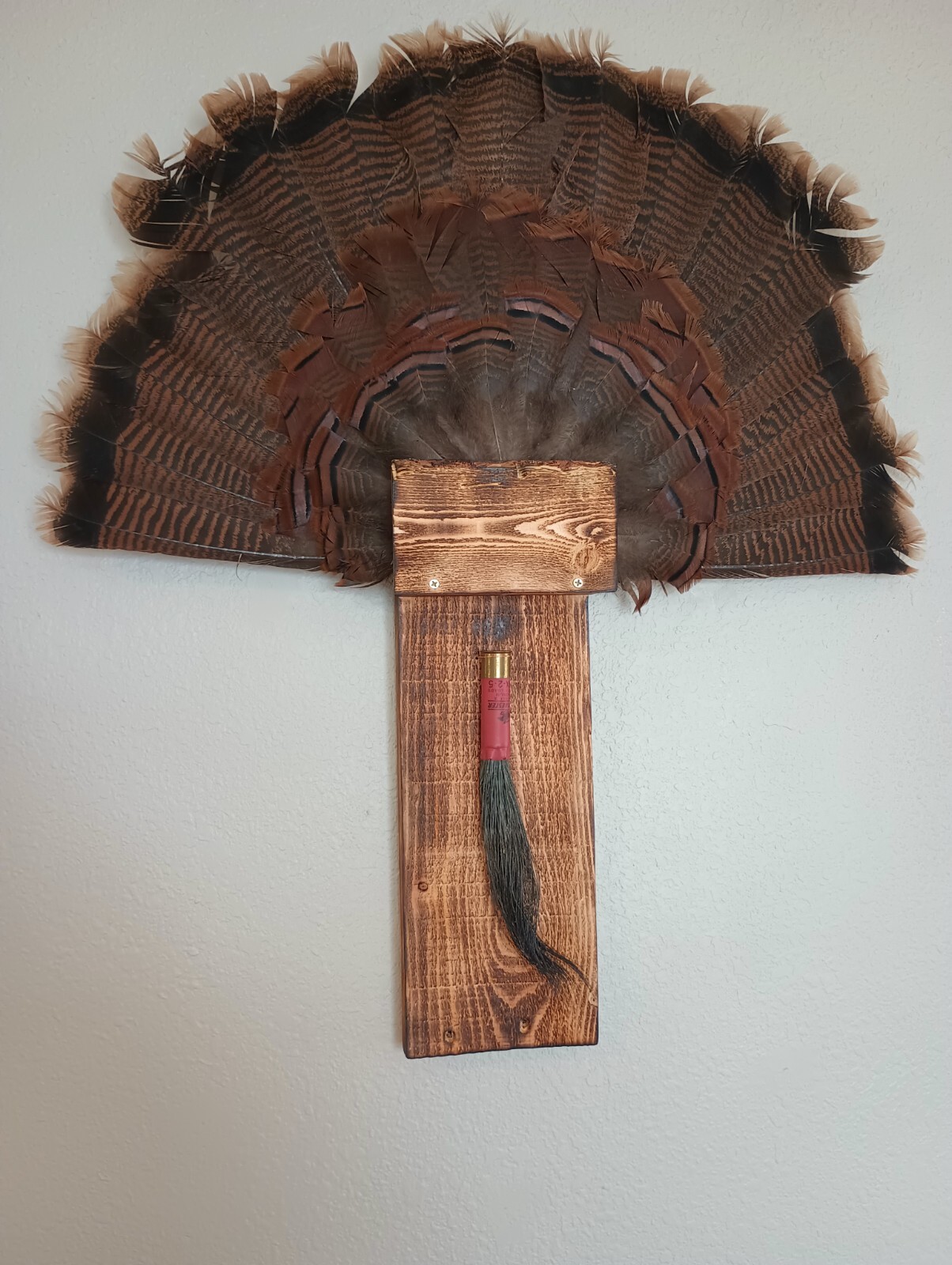 Rustic Turkey Fan Mount