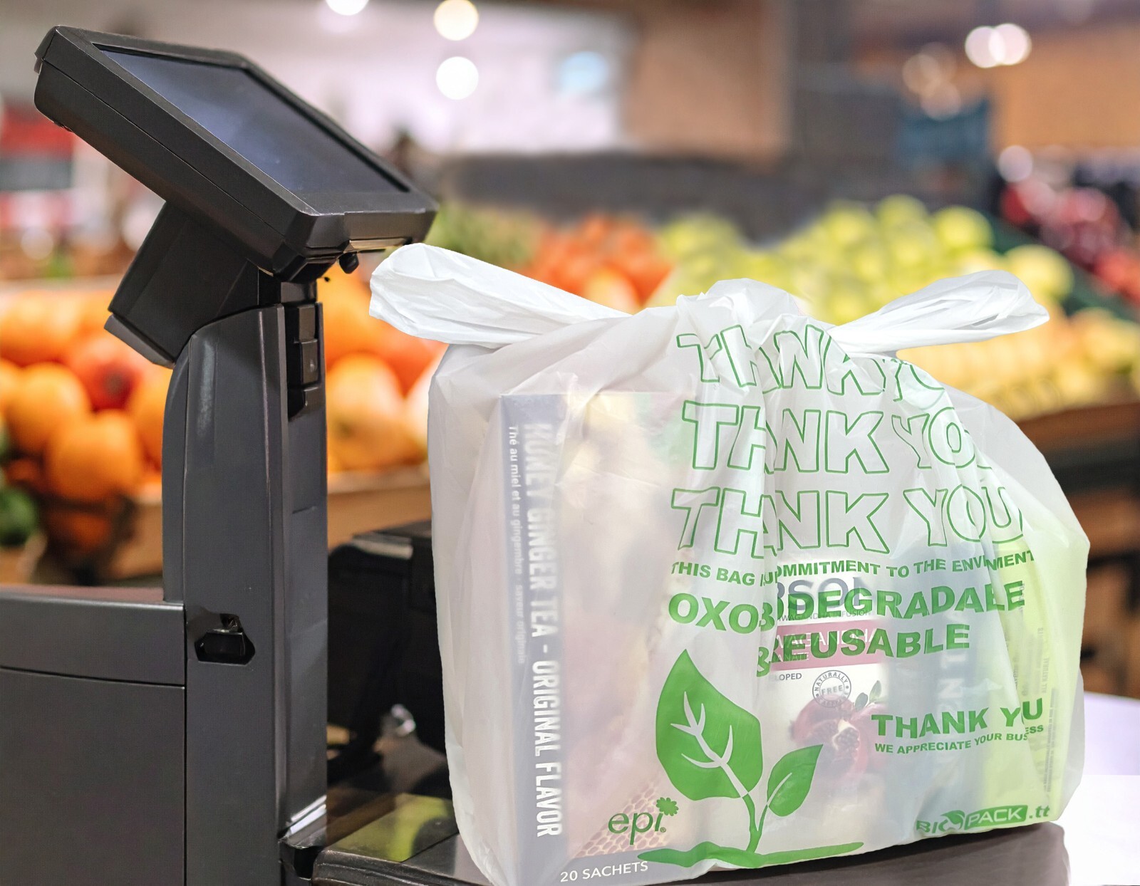 1000 Bags T-Shirt Thank You Plastic Grocery Store Shopping Carry Out Bags