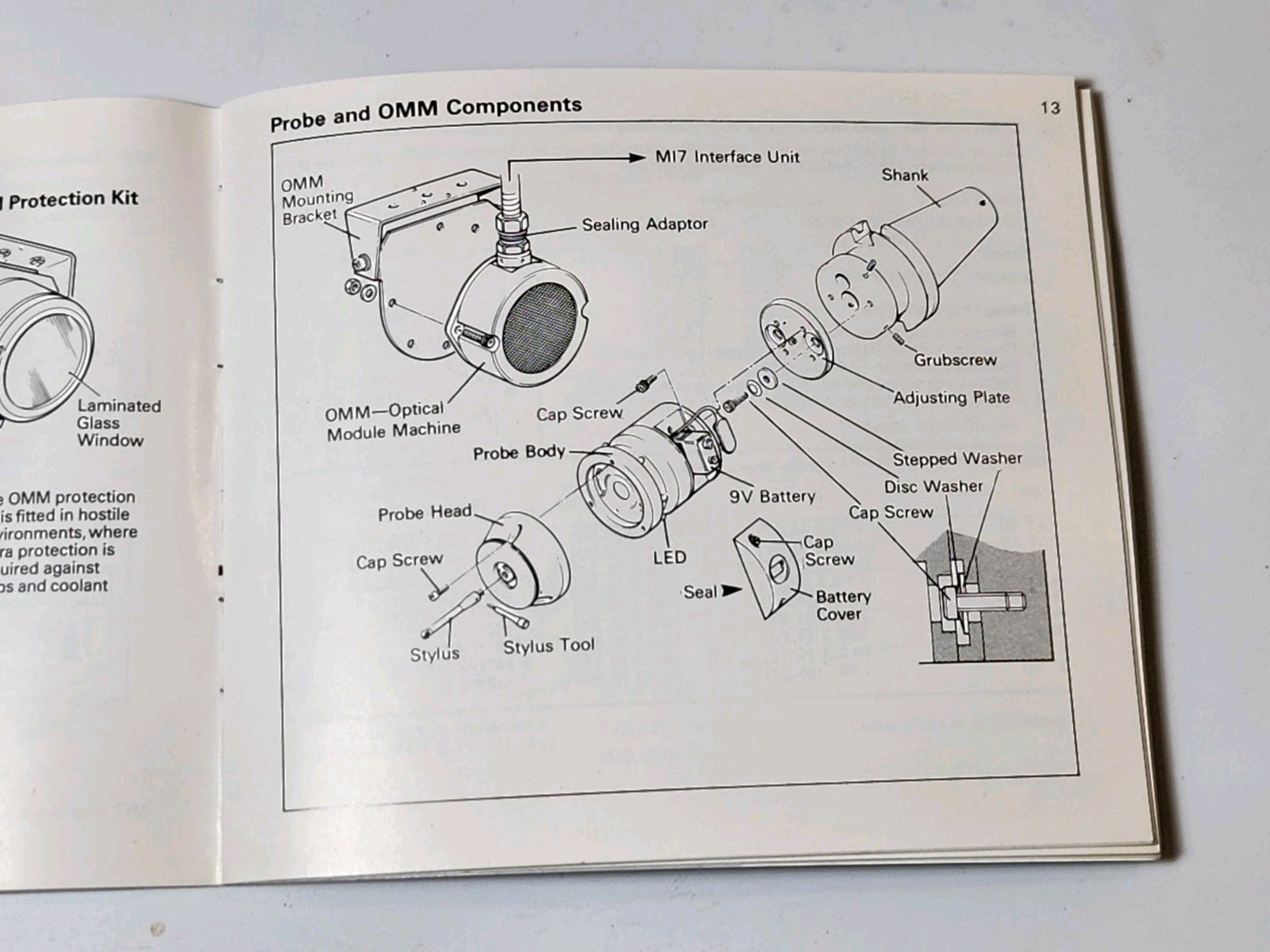 Renishaw MP3 Saber Probe Imp Arm Housing With Box Instructions And Accessories
