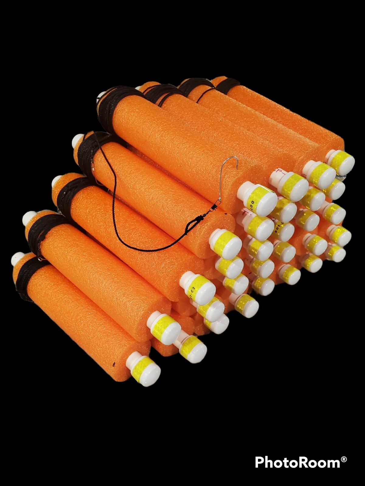 Catfish Jugline Noodle Fishing Jugs Orange lot of 30