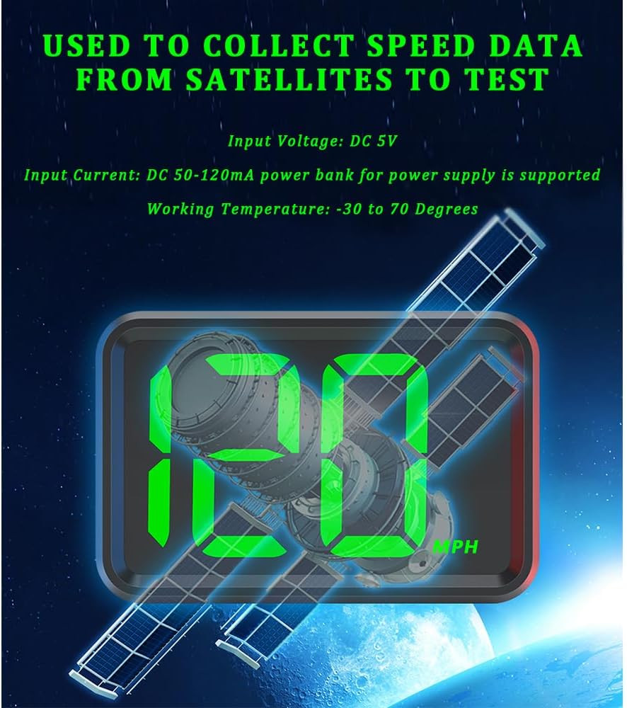 Heads up Display for Cars Windshield with MPH Speed,Hud Display Digital Speedome