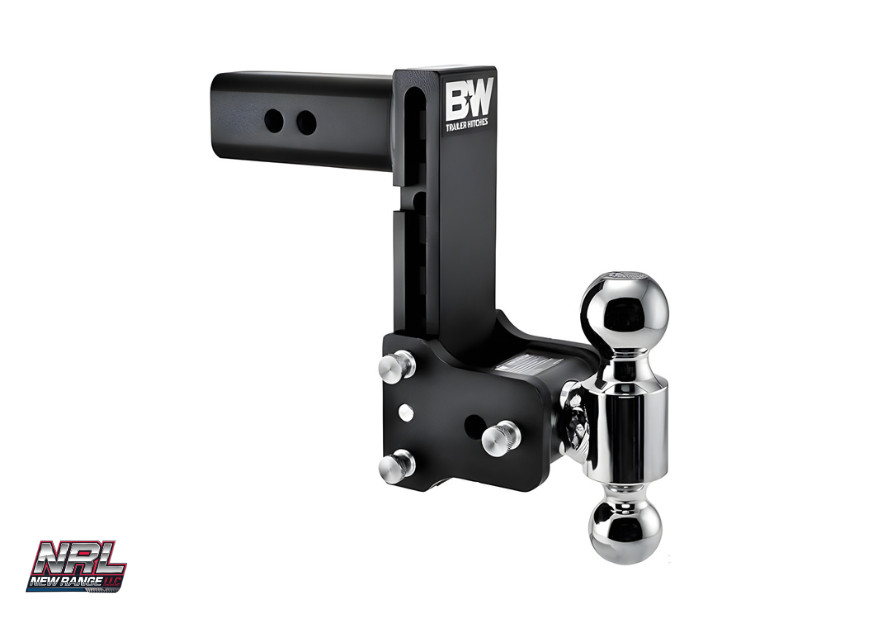 B&W TS20040B Tow & Stow Dual-Ball Hitch 7″ Drop / 7½″ Rise