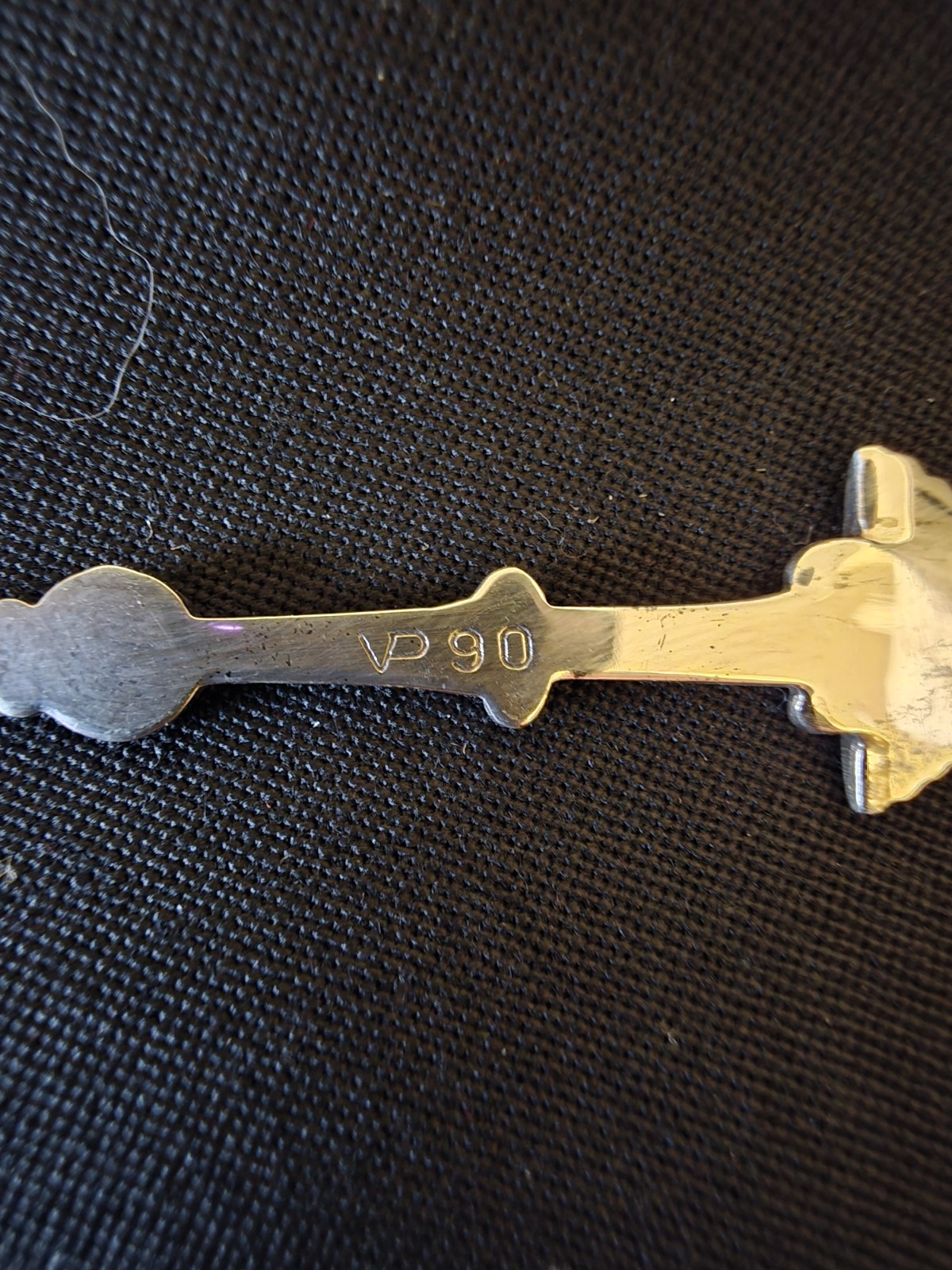 ​Vintage Dutch Windmill Souvenir Sugar Spoon - Silver Plate 90 Holland - Boxed