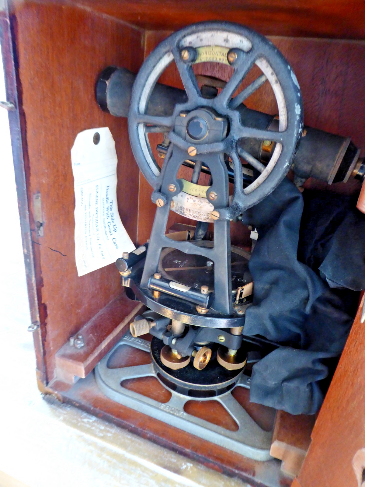 RARE WWII 2 Government Issue Dietzgen Military Engineers Corps Surveyors Transit