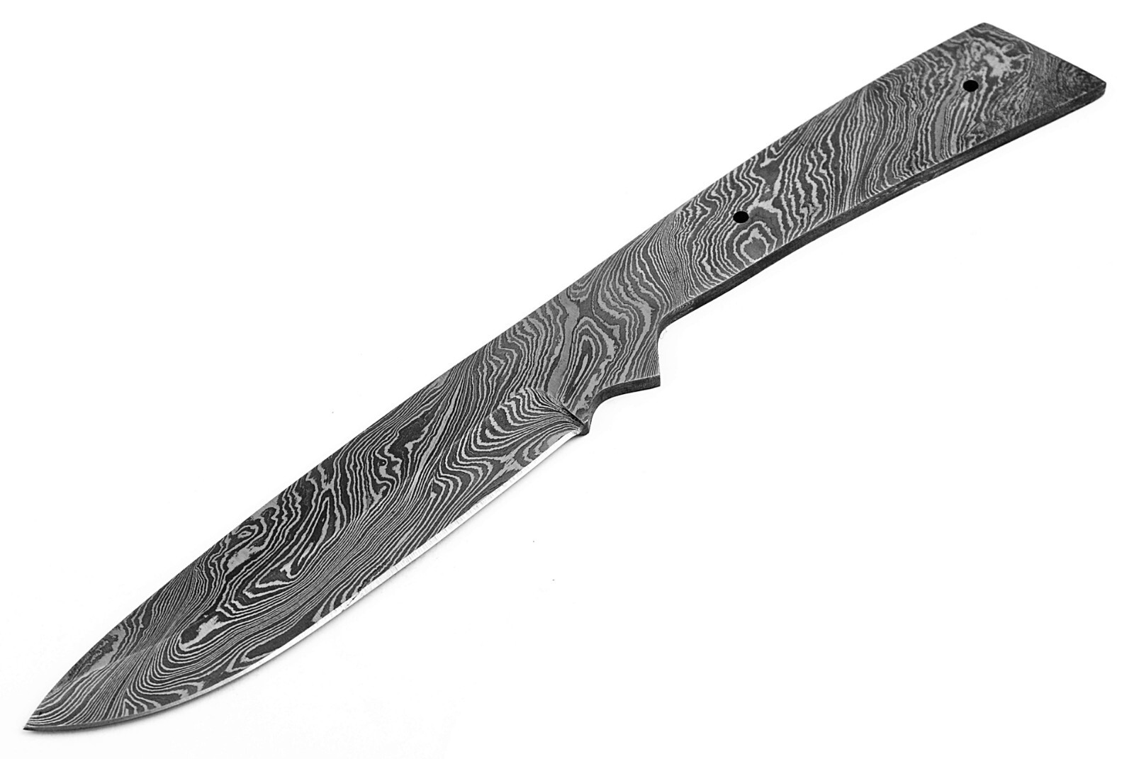 CUSTOM HAND FORGED Damascus Steel Blank Blade for Knife Making Supplies W/Sheath