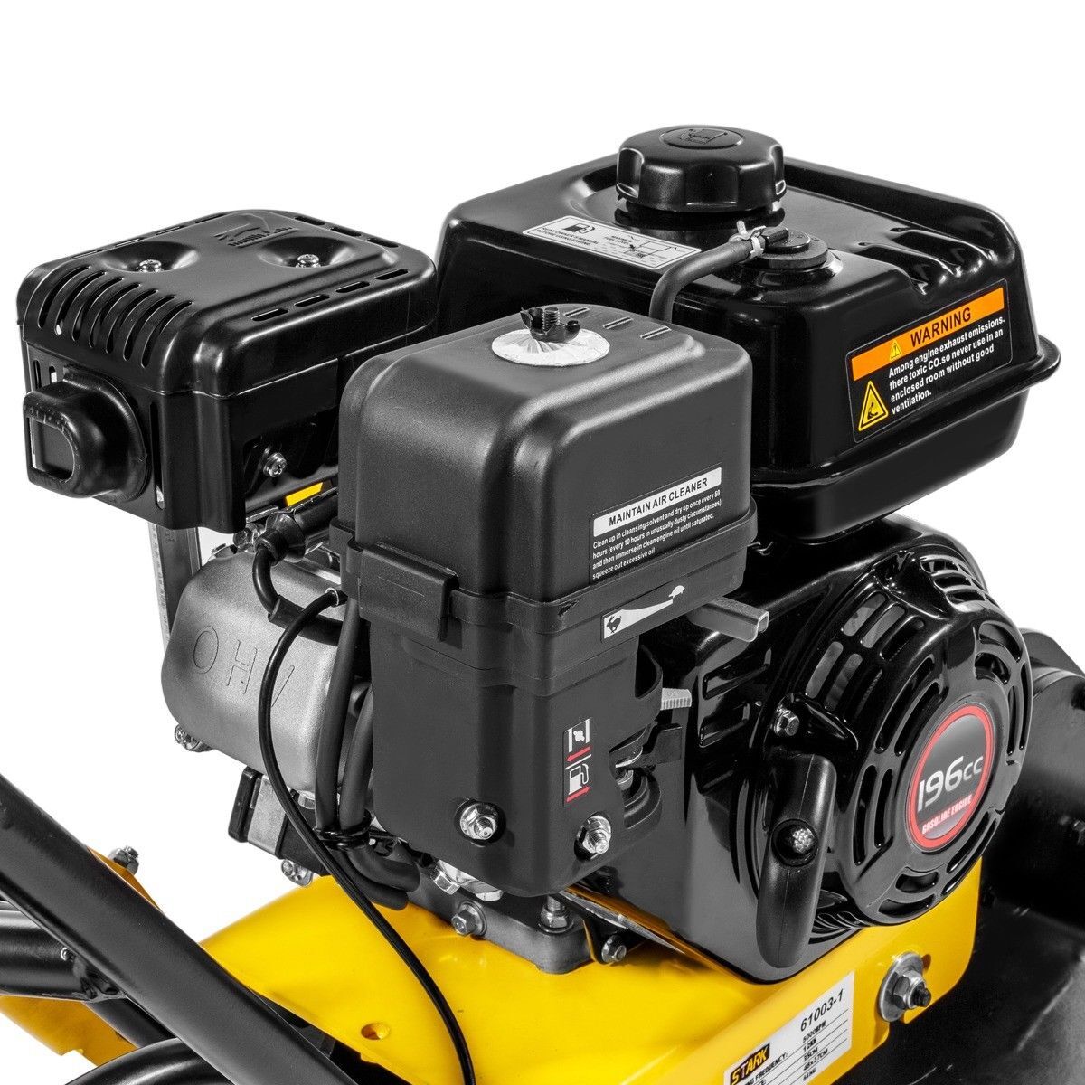 Stark USA 212cc Walk Behind 7hp Gas Vibratory Plate Compactor Rammer Soil Dirt