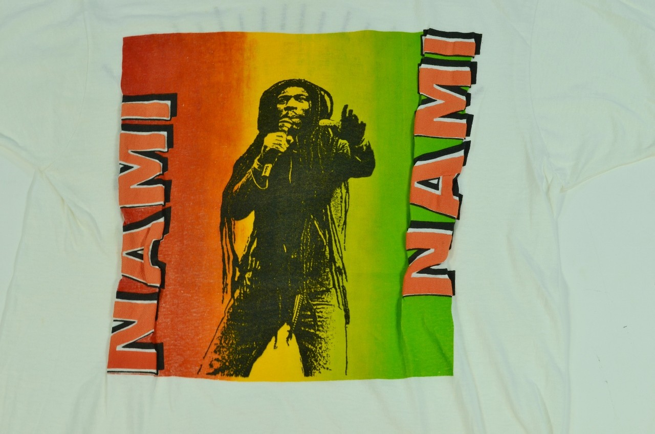 VTG Nami Reggae Jamaazima Single Stitch Jamaica Stand & Be Counted 80's 90's
