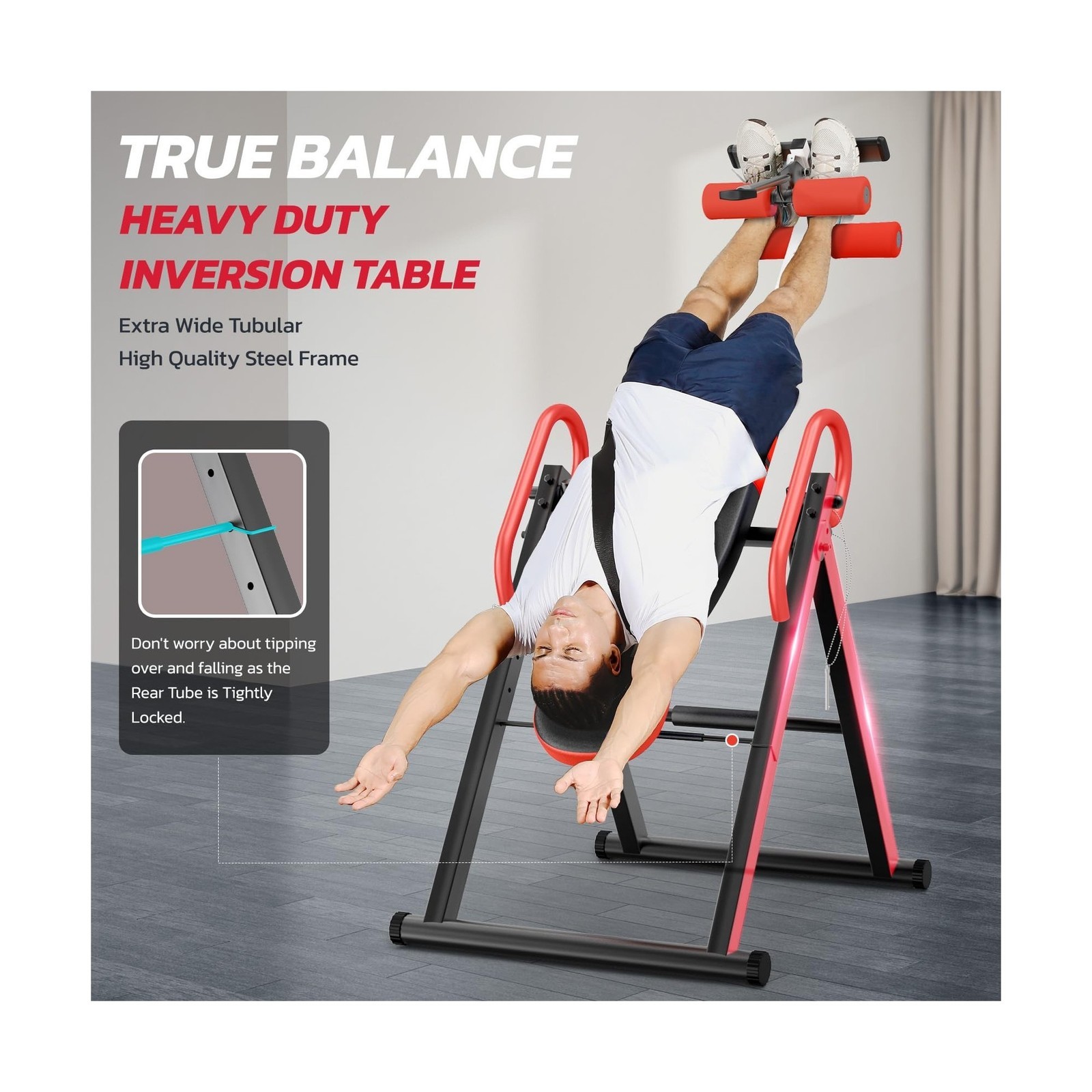 YOLEO Gravity Inversion Table for Back Pain Relief 2026 New Inversion Table w...