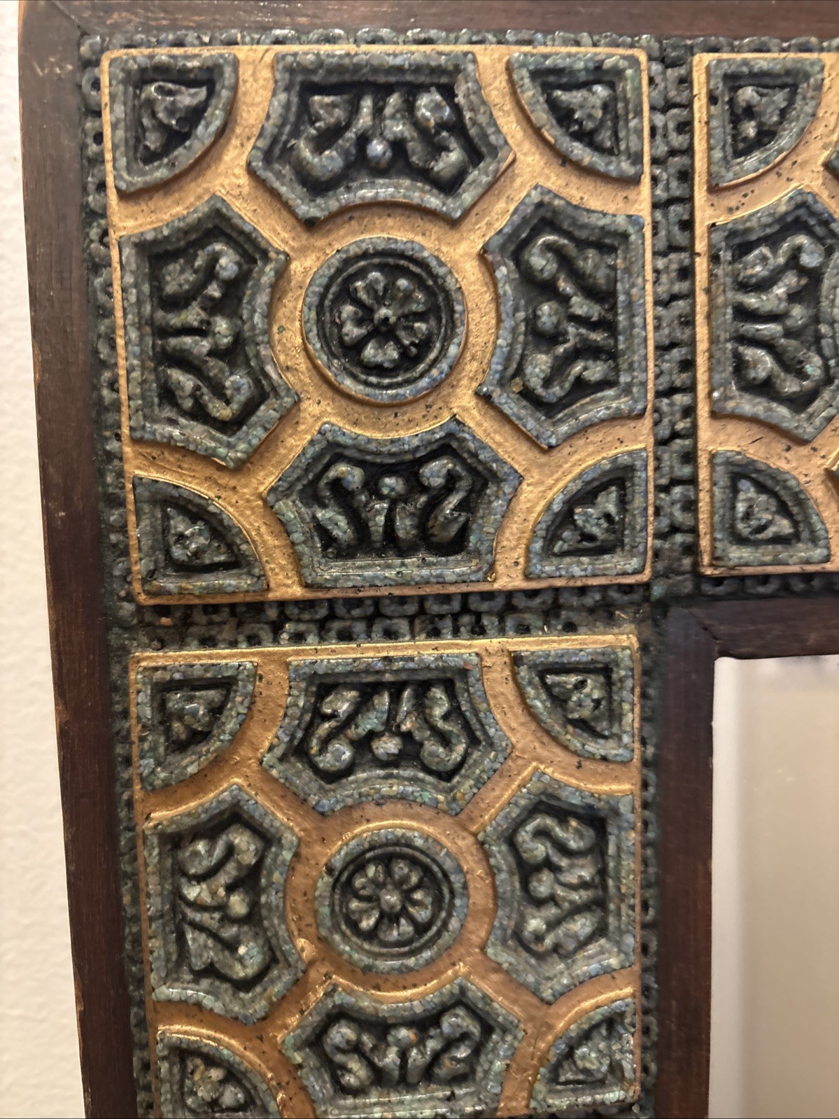 Vintage Mexican Mirror Industrias Creativas Creaciones Zarebski Hang On 20/17