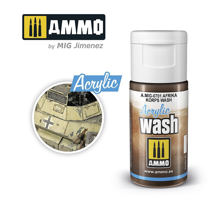 AMMO Acrylic wash Afrika Korps Wash