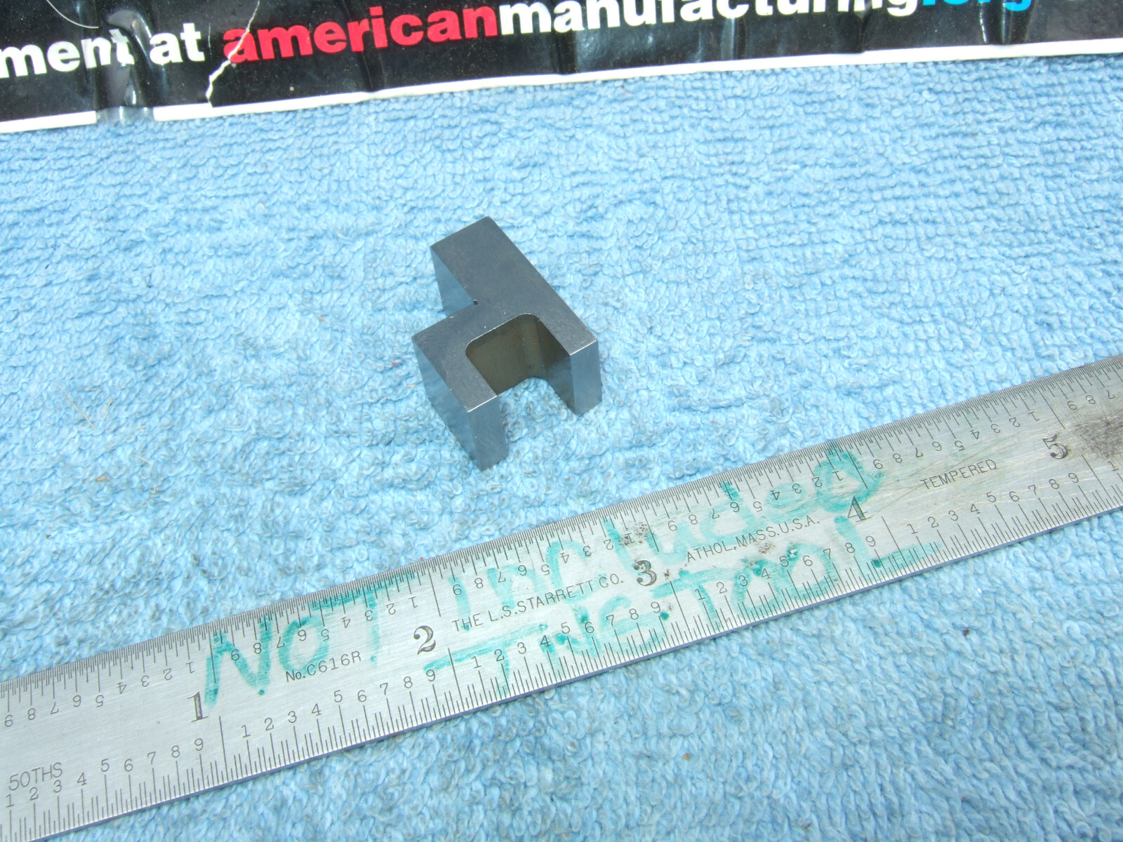 CHAIR SINGLE EDGE FINDER (1) NOT MAGNETIC USED TOOLMAKER MACHINIST VERY CLEAN ZA