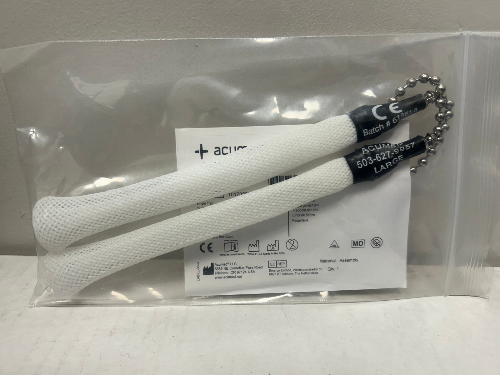 Acumed Finger Trap for Arc Wrist Tower Size Large Brand New