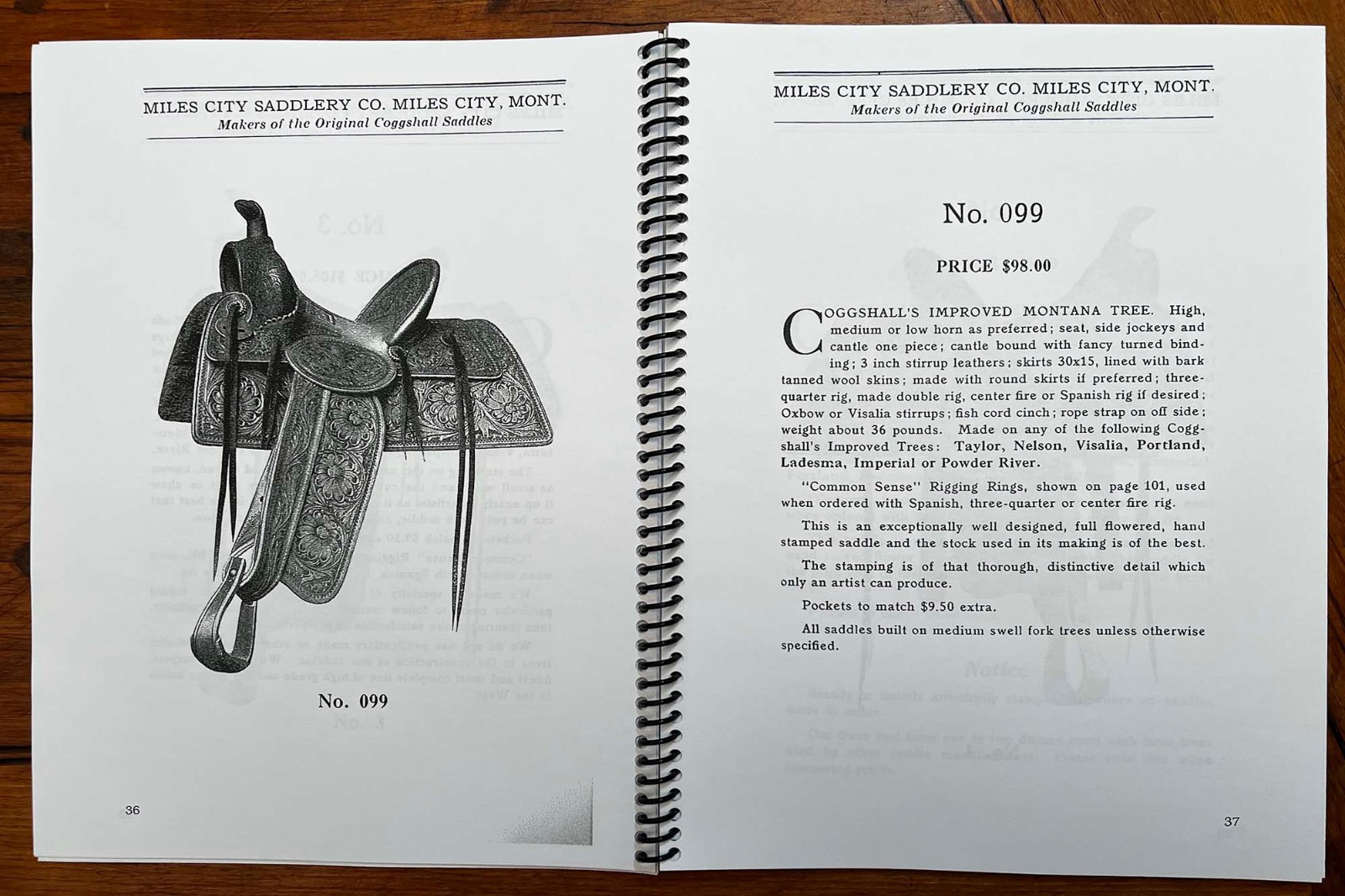 NICE LARGE MILES CITY SADDLERY CO Cowboy BIT & SPUR Catalog NEW Reprint