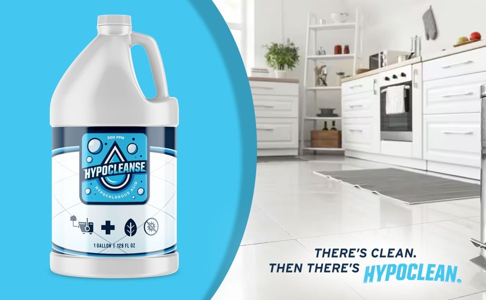 Hypochlorous Acid 500ppm 1 Gallon - Medical & Lab Grade - Pet Safe Disenfectant
